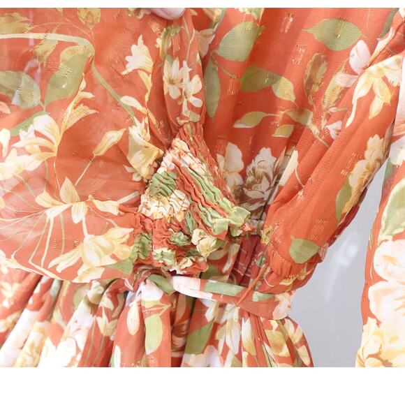 Flying Tomato Rust Orange Fall Colors Short Dress - Picture 7 of 10